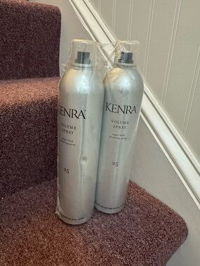 Kenra Volume Spray 25 Duo — Metallic Silver Hairspray (2-Pack) 16 oz each